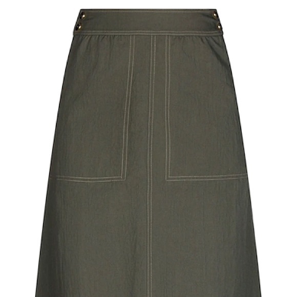 NWOT! Vanessa Seward MIDI Knee Length Cargo Skirt - Picture 3 of 5